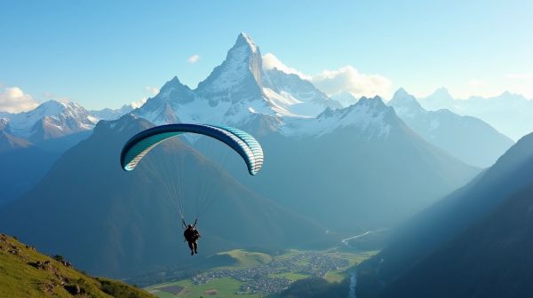 Volez en parapente à Planpraz, face au Mont-Blanc