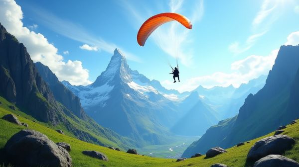 Volez en parapente à Planpraz, face au Mont-Blanc